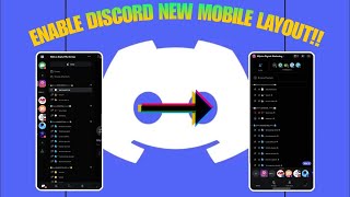 How To Setup / Enable Discord's New Mobile Layout | Techtitive