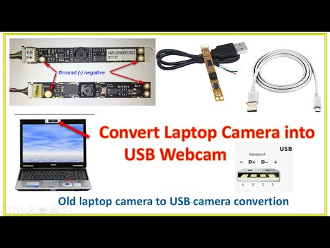 Convert Laptop Camera into USB Webcam/Old Laptop Camera to USB Camera Convertion/Clark Opulencia