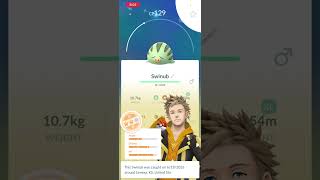 Swinub spotlight hour recapped #pokemongo #pokemon