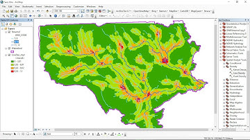 Stream density using ArcGis