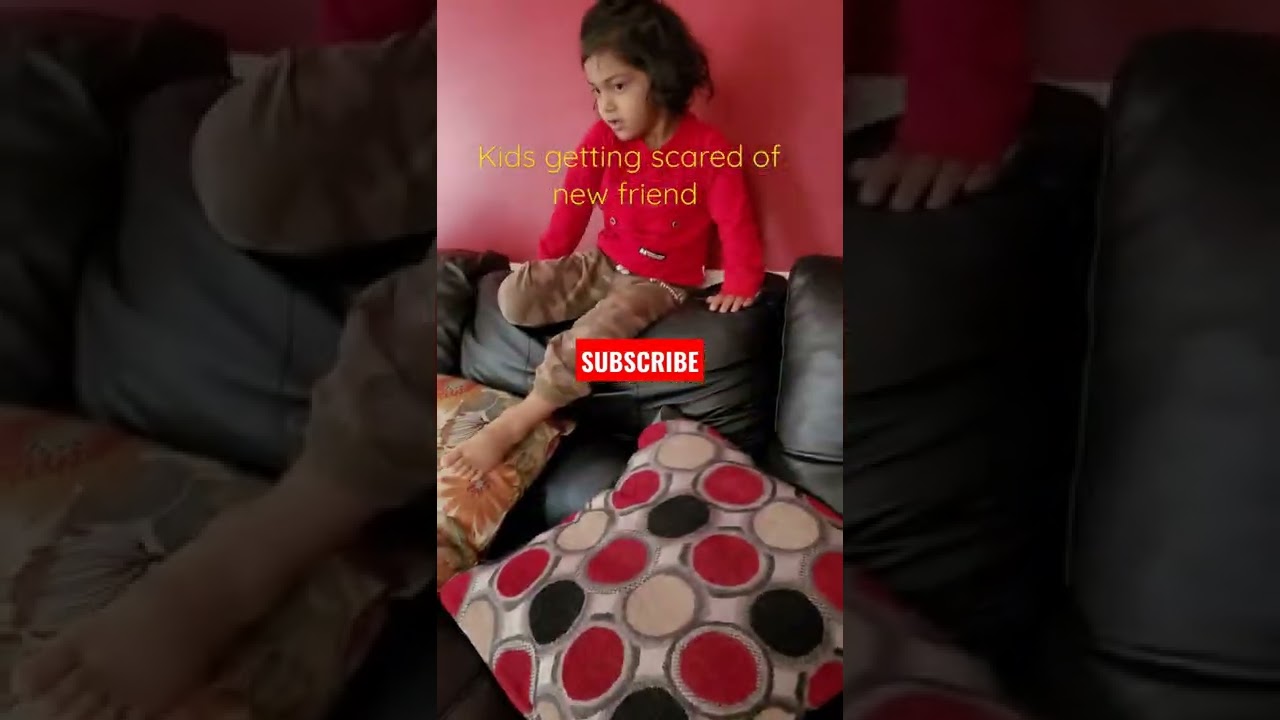 kids teasing playfully with new friend 