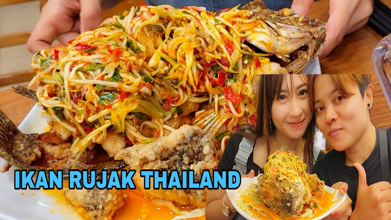 MUKBANG IKAN RUJAK JUMBO KHAS BANGKOK THAILAND