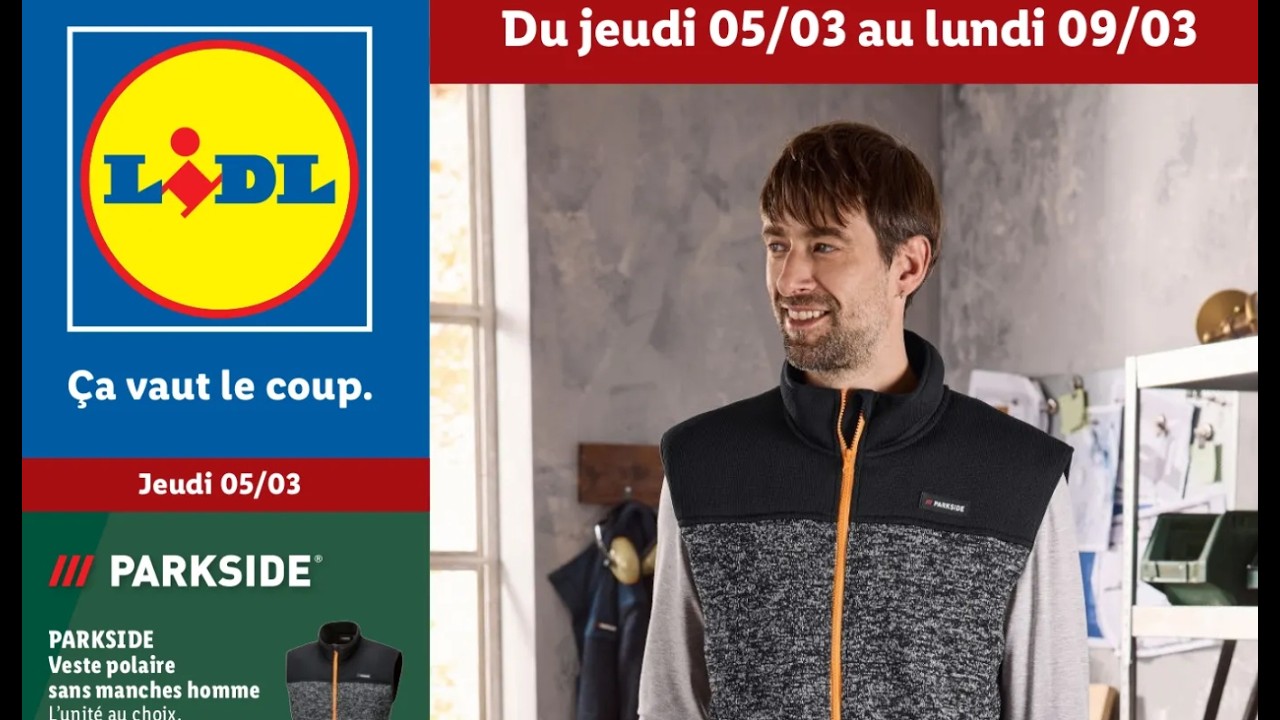 LIDL Les bonnes affaires de la semaine  du 05.03 au 09.03  version télé
