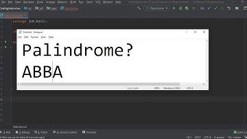 java coding interview question | palindrome