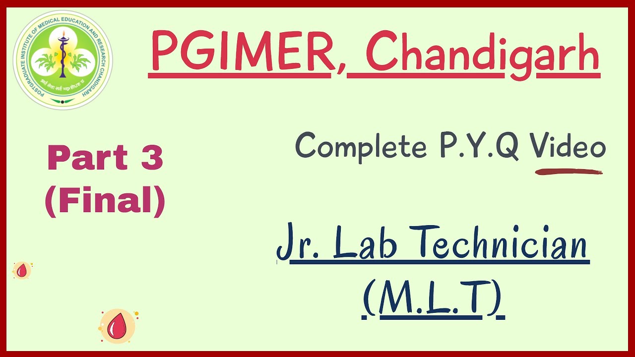 Part -3 (Final) | PGI Chandigarh Previous Year Questions  | In Hindi | By Madhukar Sir