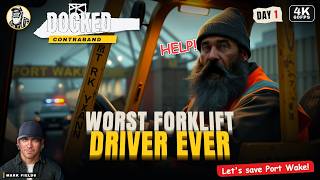 नया फोर्कलिफ्ट और 17-मिनट की चुनौती | Docked: Contraband DLC (पहला दिन) screenshot 3
