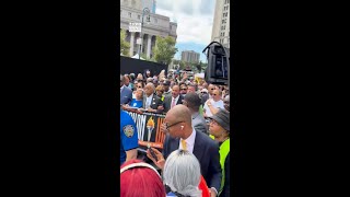 Al Sharpton leads large pro-DEI march to Wall Street