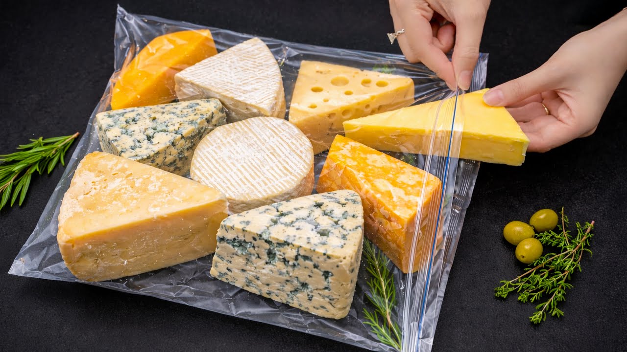Немедленно прекратите хранить сыр в полиэтиленовых пакетах! Это портит его вкус быстрее, чем вы д...