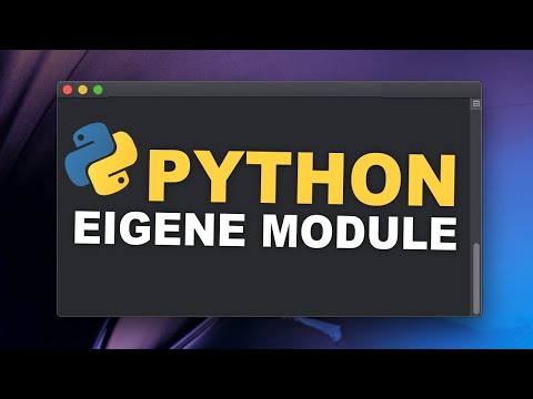 Eigene Module nutzen und importieren / Funktionen wiederverwenden | Python Tutorial | (Deutsch, #29)