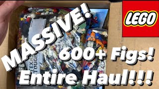600+ LEGO Minifigures $1600+ Spent ENTIRE HAUL