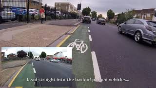 One of the Many problems with cycle lanes in the UK