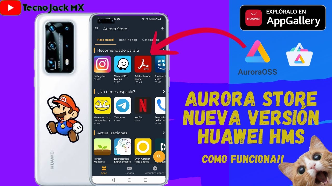 Nueva Aurora Store para Huawei HMS // aquí te explico cómo funciona