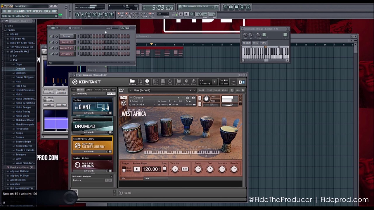 Making A R&B Beat In FL Studio #3 (@FideTheProducer)