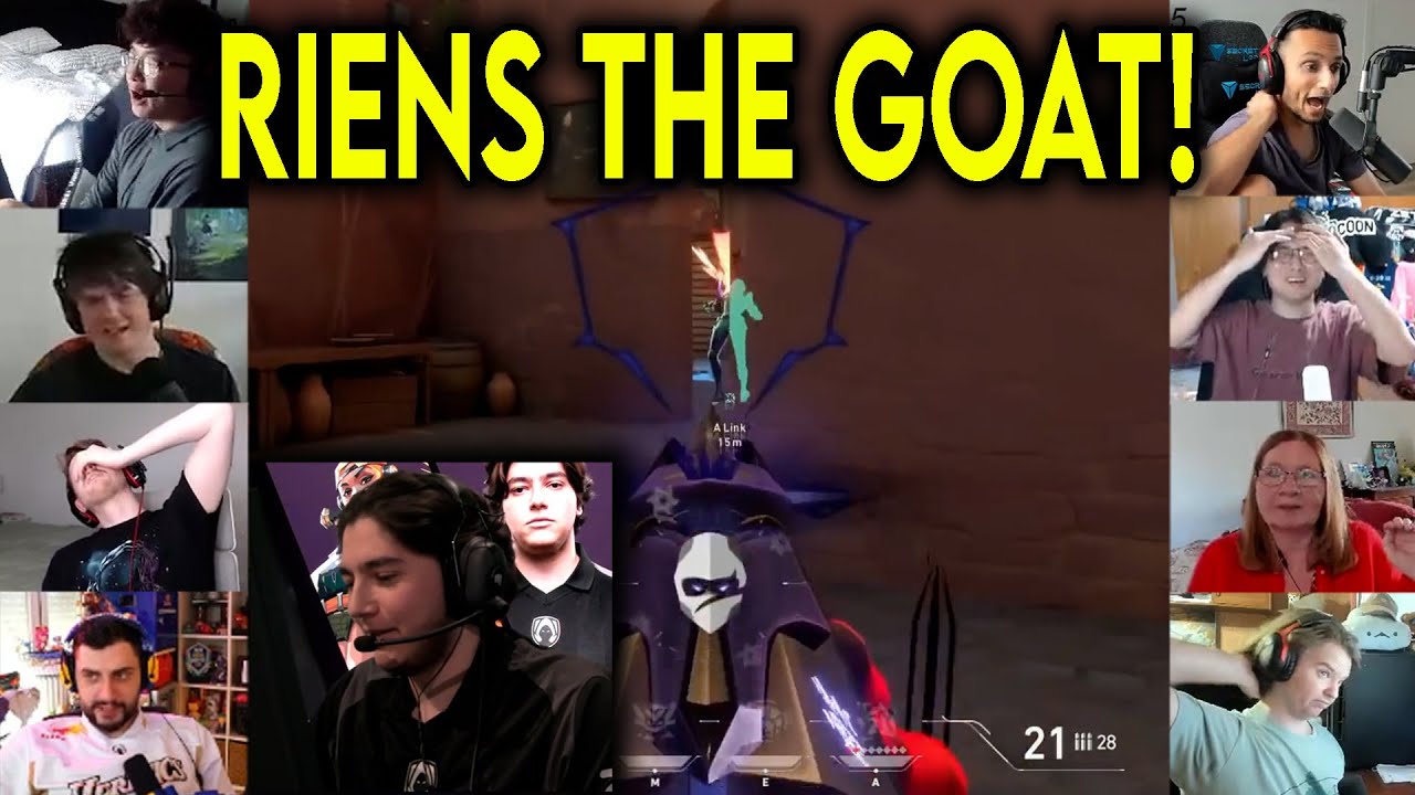 Valorant Streamers Reacts To TH RieNs Insane 4k Against FUT In VCT ...