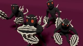 Ghoul Time-lapse: Low Poly Blend