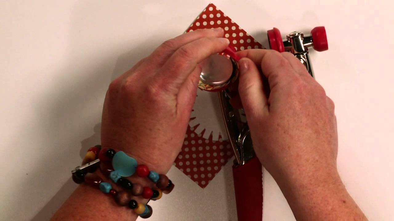 All About Embellishments Creating Custom Brads Using Patterned Paper YouTube