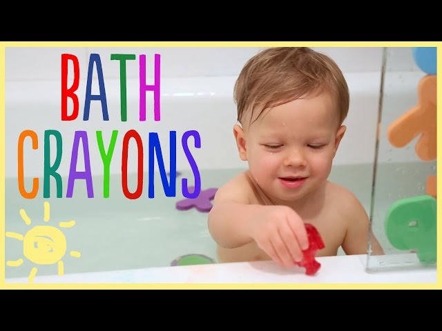 DIY  Homemade Bath Crayons 