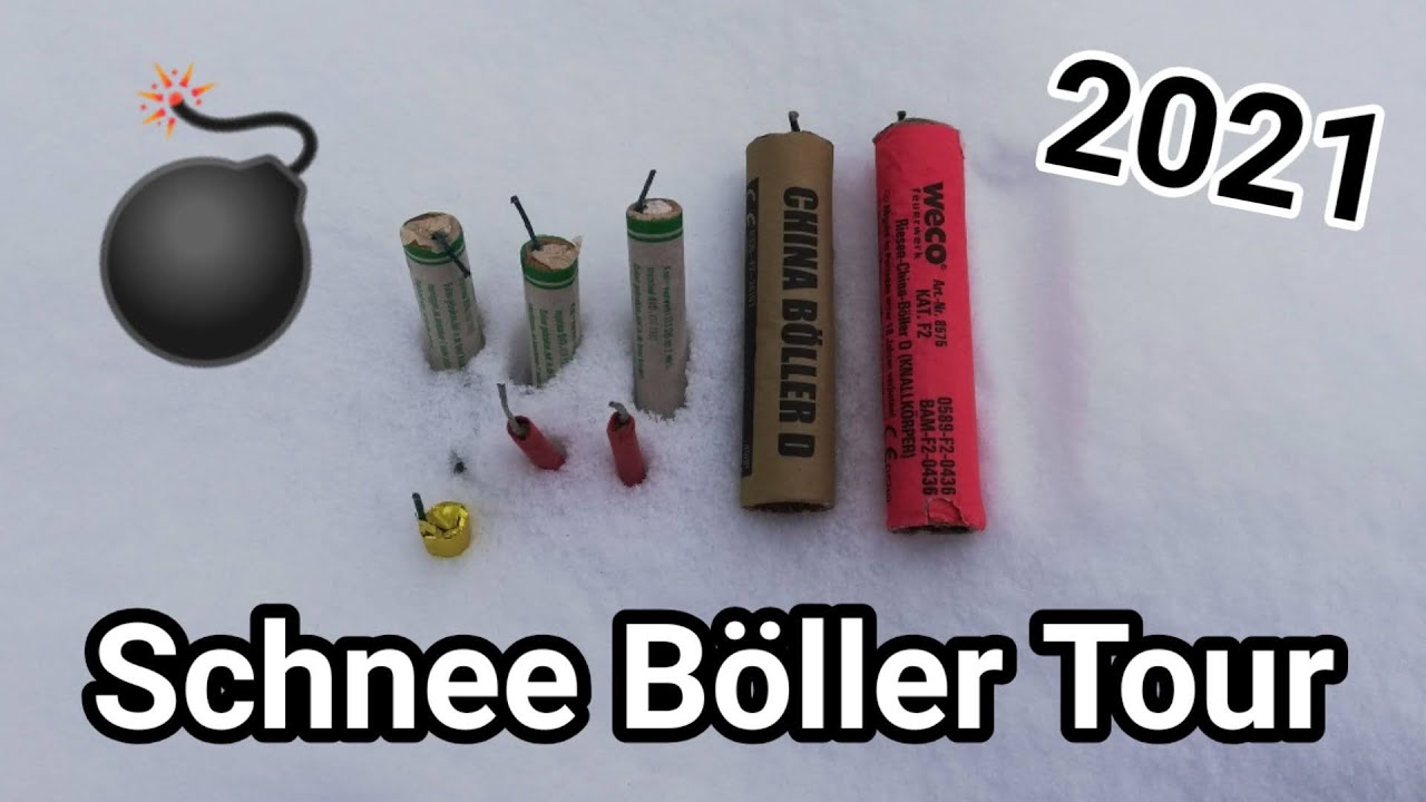 BÖLLER TOUR IM SCHNEE!!! | SCHNEE SPRENGEN | PyroTechnicker Flo
