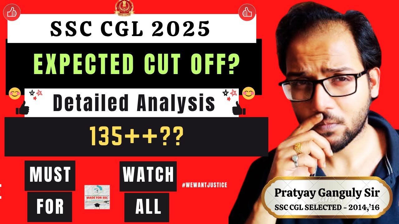 SSC CGL 2025 - Expected Cut Off Scores? CHSL Dates Out! Made For SSC