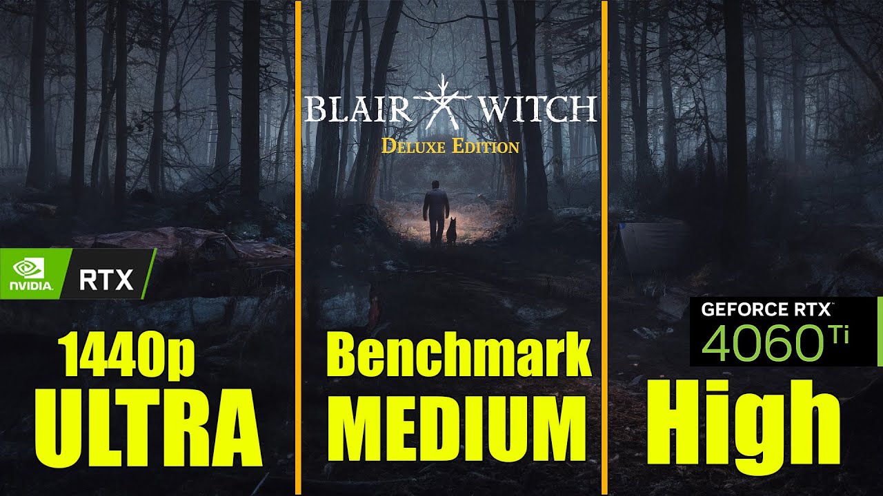 Blair Witch: RTX 4060 Ti 16GB (1440p Settings | Ultra vs Medium vs Low) | Benchmark / FPS TEST