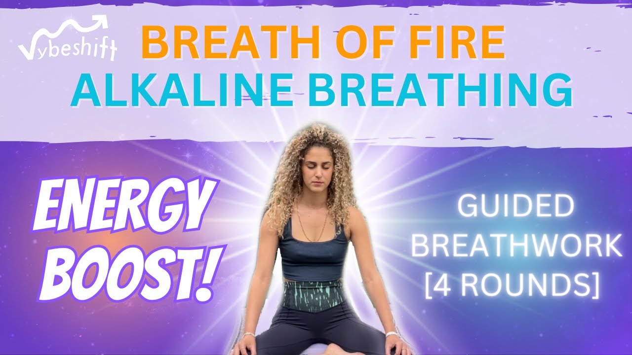 DMT Breath of Fire & Alkaline Breathing | Energizing Breathwork  | 4 Rounds + 30 Sec Breath Hold