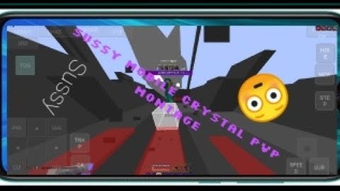 😳 Mobile crystal pvp montage with pojav launcher phobos 1.5.4 + w+2