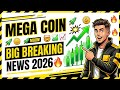 Mega Coin Going On Moon 😍 - Recently List on Binance| MegaEth Coin Price Prediction 2026 | Mega Coin