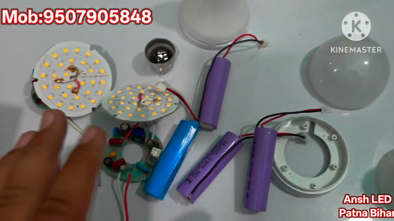 12w Acdc Led Bulb Raw Material Best Quality Available Patna Bihar 