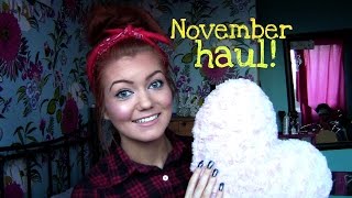 November haul!