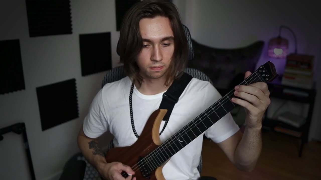 Drop C Modern Metal / Djent Riff on a Strandberg Boden 6 Plini Edition