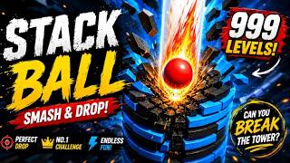 STACK BALL – CRAZY BALL DROP CHALLENGE! 🔥Aaj ke video mein dekho ekdum crazy Stack Ball screenshot 1