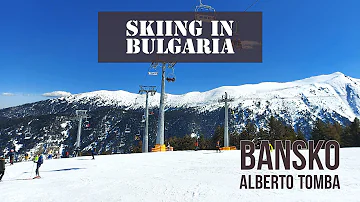 Skiing in Bulgaria | Alberto Tomba Black (Hard) Piste