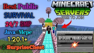 New smp server mcpe 💽 1.20+ Lifesteal Smp java + mcpe 24/7 online 💗 free to join | screenshot 5