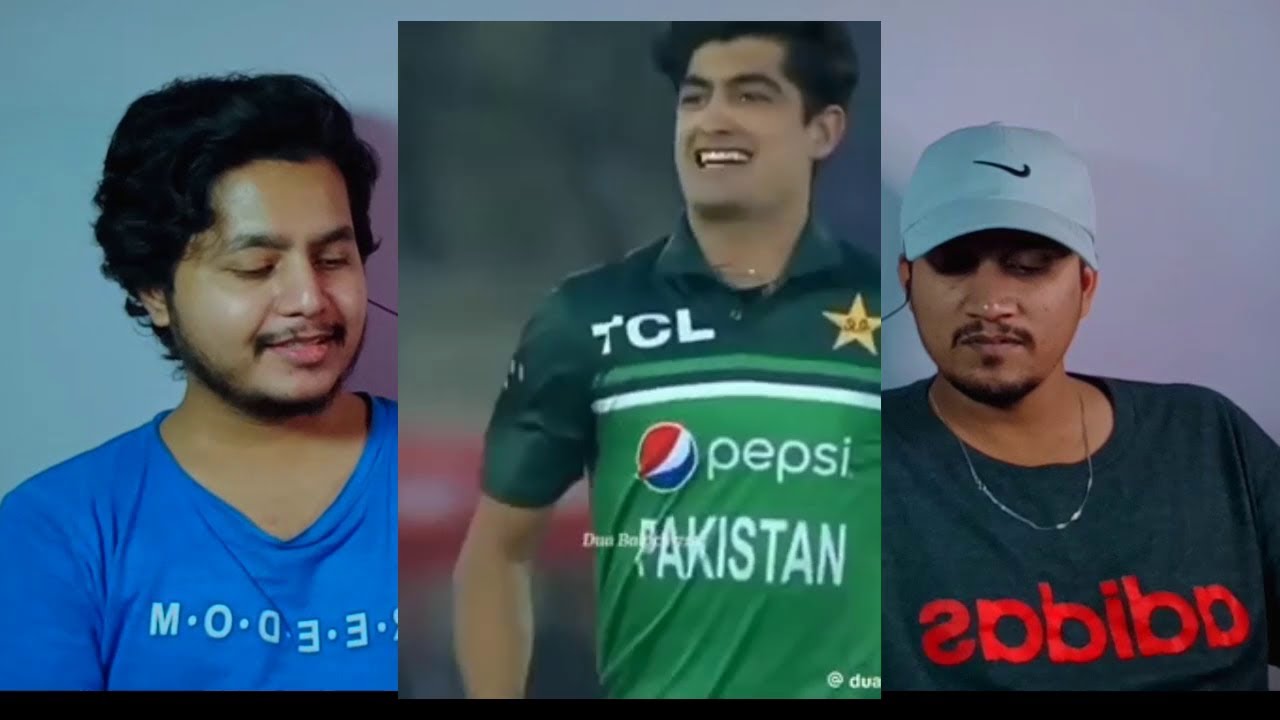 INDIAN Reaction On Naseem shah TIKTOK edits ♥️ PAKISTAN CRICKET TIKTOK VIDEOS 2023