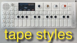 OP-1 Field Tape Style Overview and Exploration