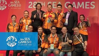 Billiards -  Snooker Men's Doubles Awards Ceremony (Day 5) | 28th SEA Games Singapore 2015 screenshot 2
