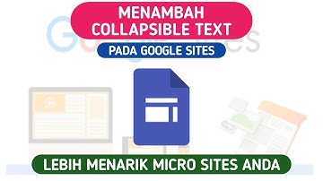 Cara membuat collapsible text di google sites