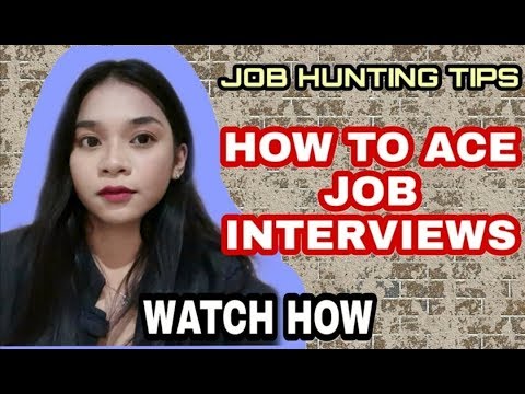 JOB HUNTING TIPS: How to pass job interviews? | JENNYLYN - YouTube
