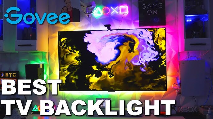 This is GENIUS! - GOVEE TV BACKLIGHT 3 LITE .. Is This The Best TV Backlight?  