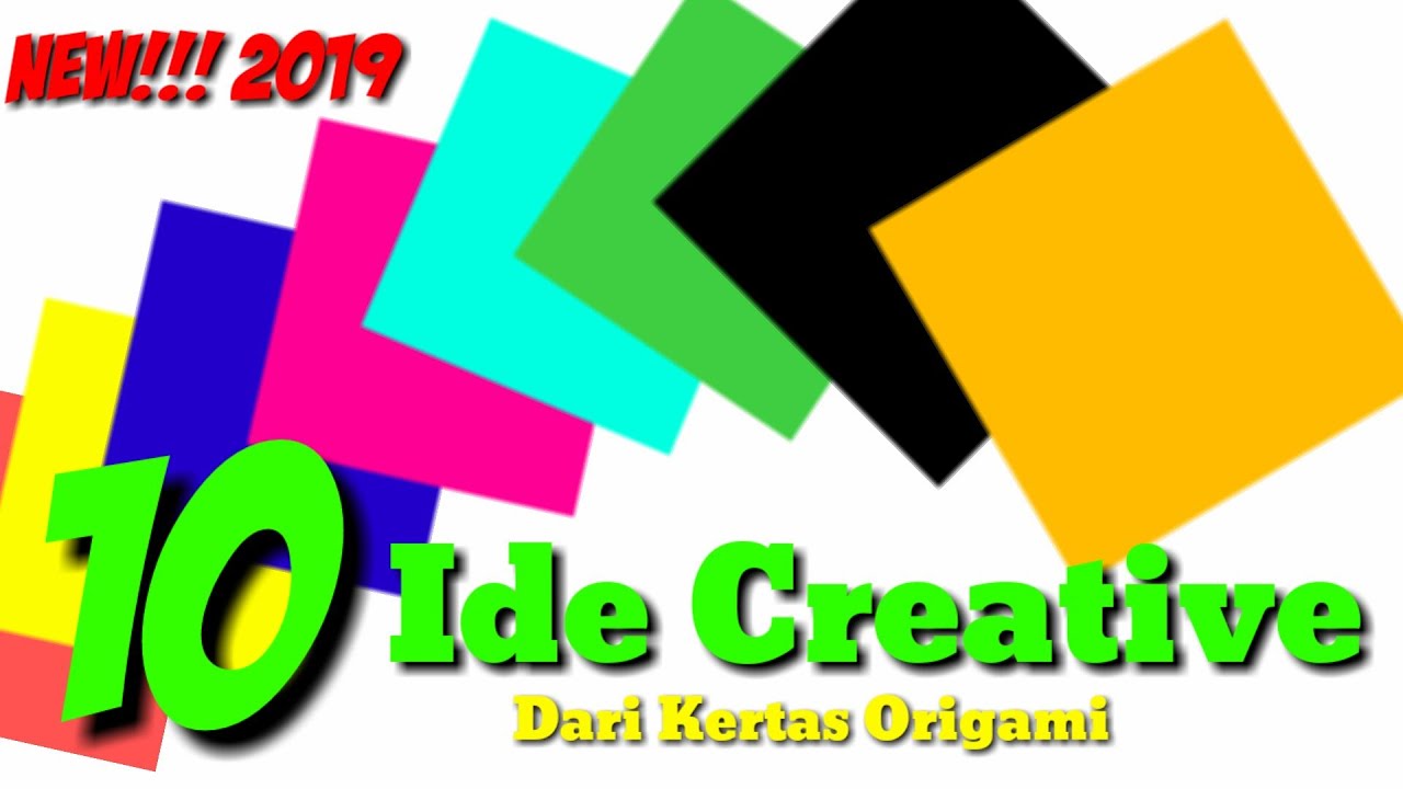 10 Ide Creative Keren Dari Kertas Origami Terbaru 2019 