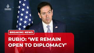 Rubio says the US remains open to diplomacy despite Iran retaliatory strikes