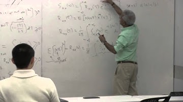 EL6333 Lecture 11 April 24, 2014 "Power Spectrum of Stationary Processes"