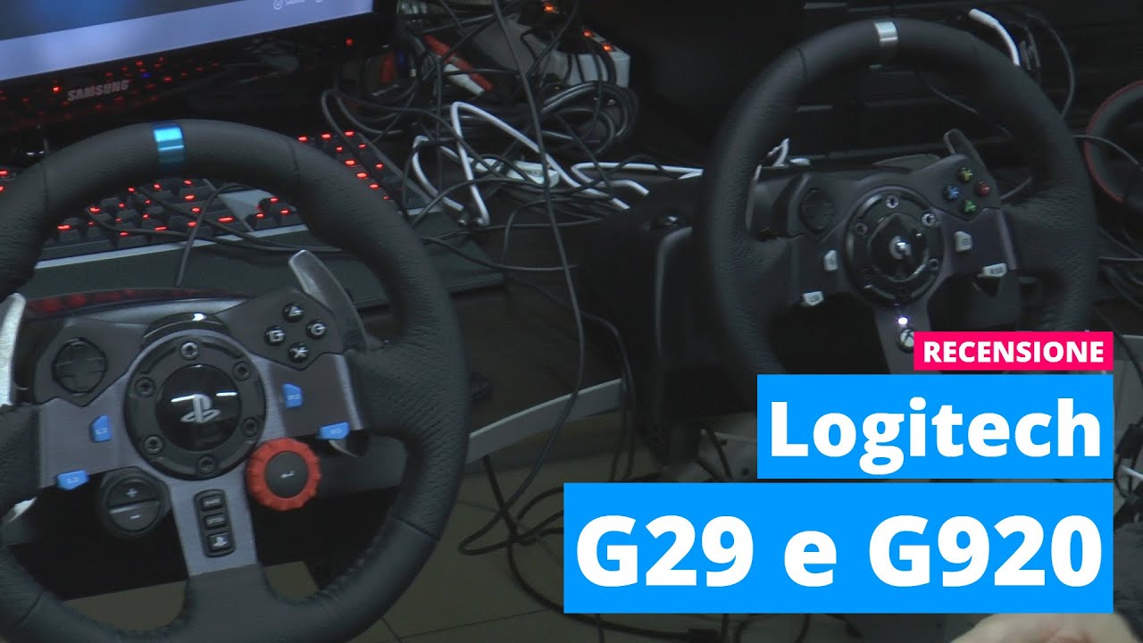 Logitech G Logitech G29 Driving Force Racing Wheel Volante da Corsa, Pedali  Regolabili, Ritorno di Forza