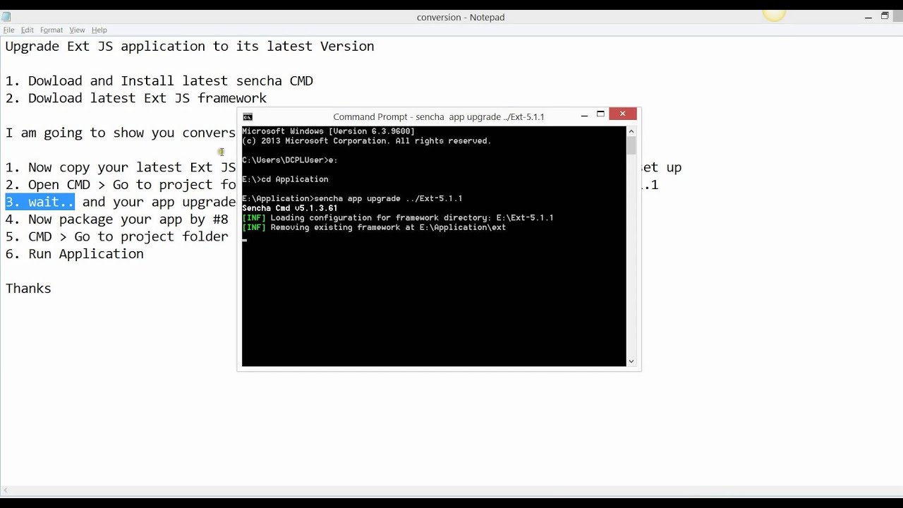 ext js upgrade app to latest version youtube ext format