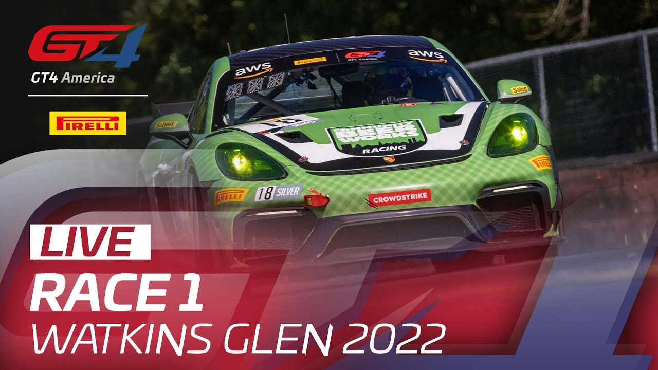 LIVE Race 1 Watkins Glen Pirelli GT4 America 2022 2022