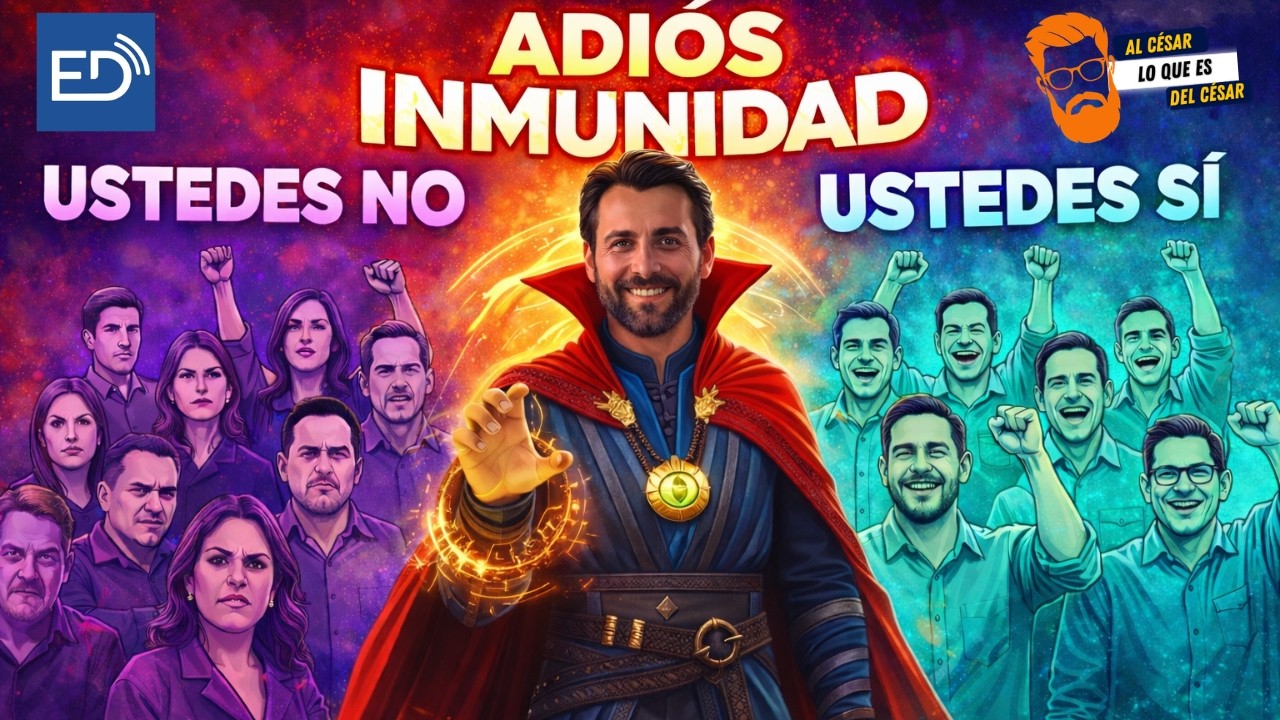 ⚠️Al César lo que es del César🟠INMUNIDAD QUITADA,  LAMIDA DE CUATRO LETRAS GRINGO ASEGURADA 🟠