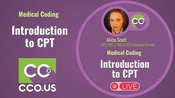 LIVE Medical Coding -Introduction to CPT