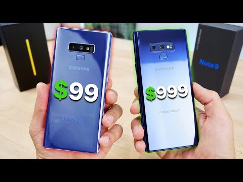 $99 Fake Samsung Galaxy Note 9 vs $999 Note 9!