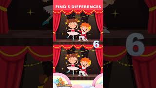 Spot the difference ♥#shorts ♥find the difference ♥ family game ♥♥♥ Beecaboo ♥#13♥dance screenshot 2