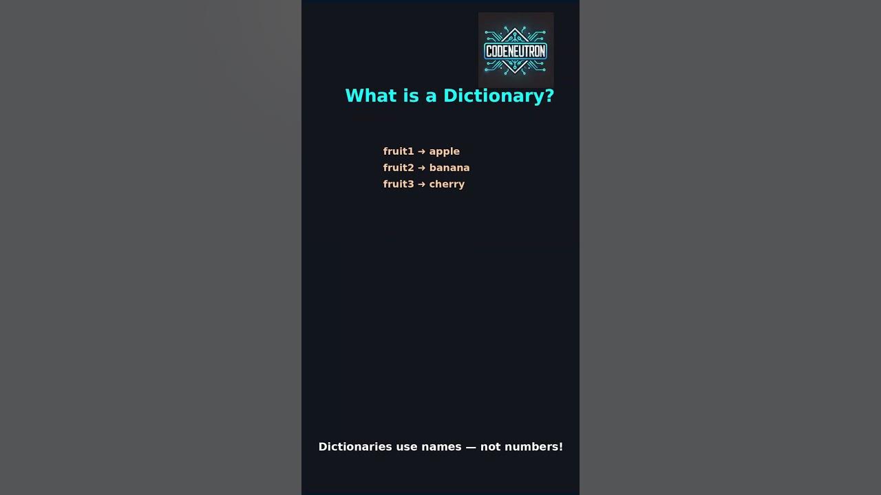 Lists vs Dictionaries in Python — What's the Difference #coding # ...